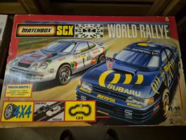 Spielzeug Kinder Rallye Autorennbahn Carrera Auto Matchbox