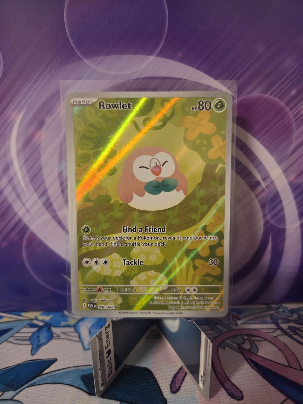 Pokémon Carte collezionabili: Pokemon Rowlet POR 090 EN – Usato da Biberist venduto da Ang385