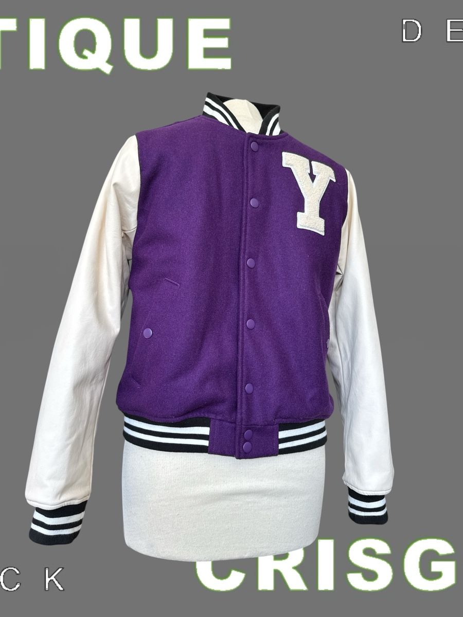 Jacken: Veste style universitaire violette et blanche – Neu (gemäss Beschreibung) aus Vuisternens-Romont von gol_xp6p 1