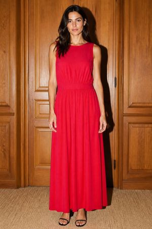 Robe longue rouge Mademoiselle R – La Redoute – Taille S