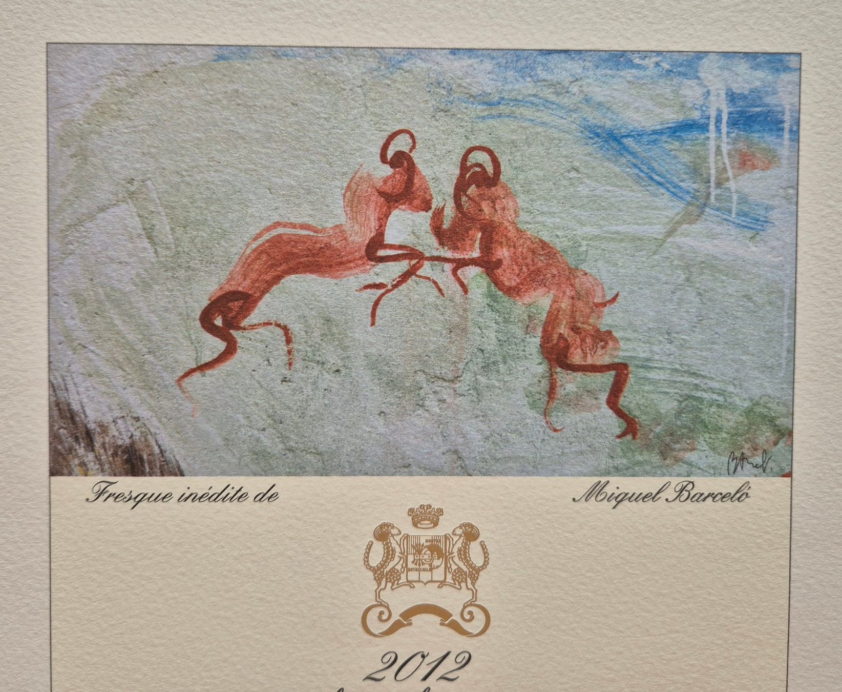 Grafica & Litografie: Mouton Rothschild 2012, Litho Miguel Barcelo – Usato da Luzern venduto da Louis-XVI