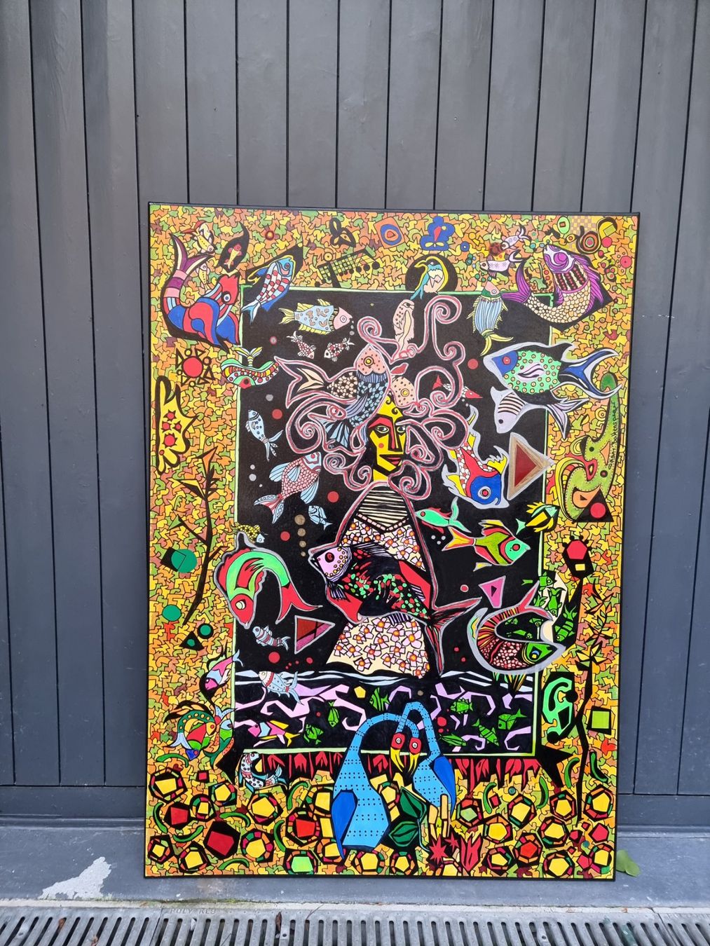 Dipinti: EDGAR BALTENSPERGER ORIGINAL ACRYL MISCHTECHNIK SIGNIERT – Usato da Gersau venduto da grafik-kunst 3