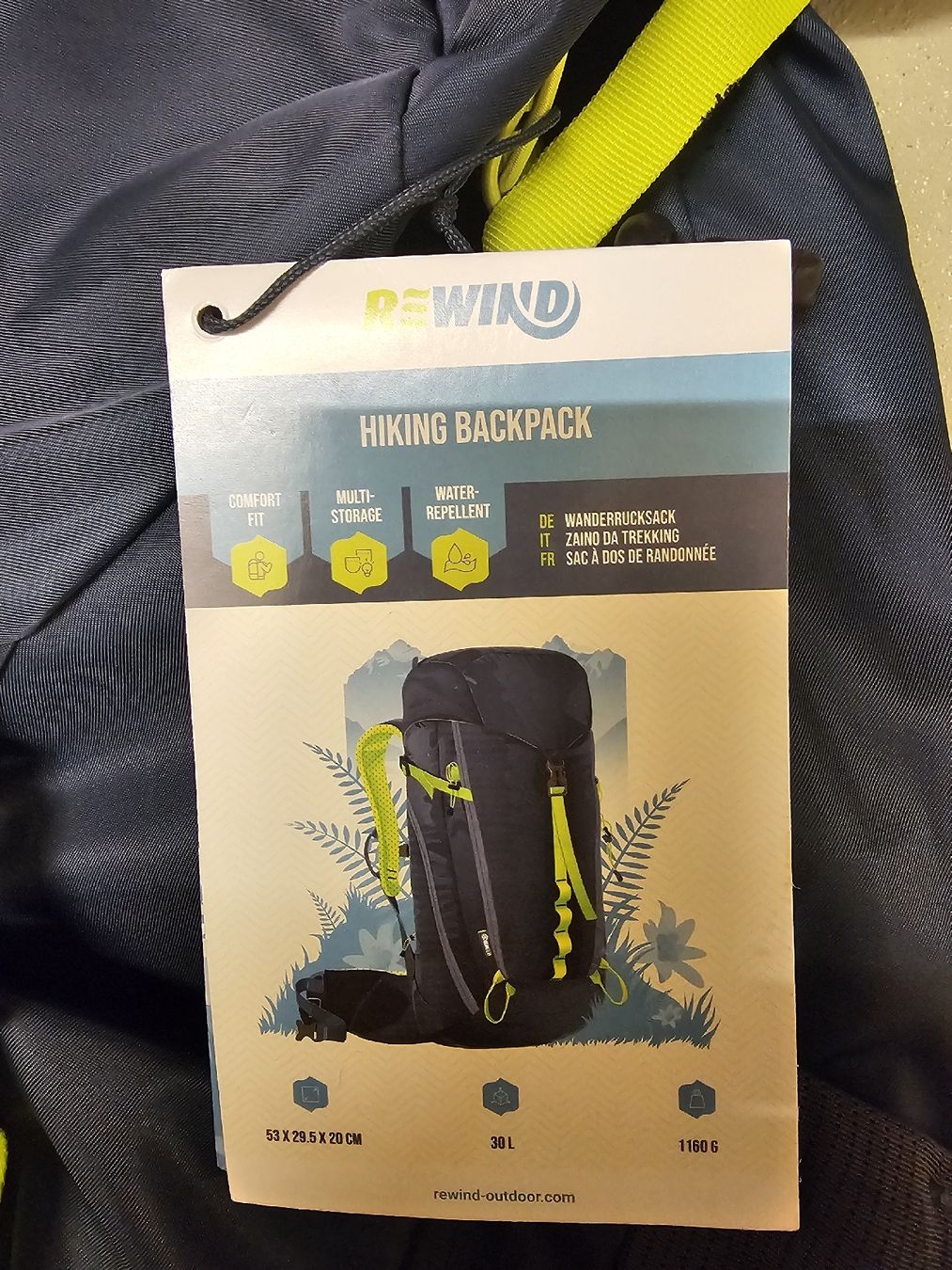 Neuwertiger Wanderrucksack 30L von REWIND - Top Zustand! (Neu (gemss  Beschreibung)) in Honau fr CHF 25  mit Lieferung auf Ricardo kaufen