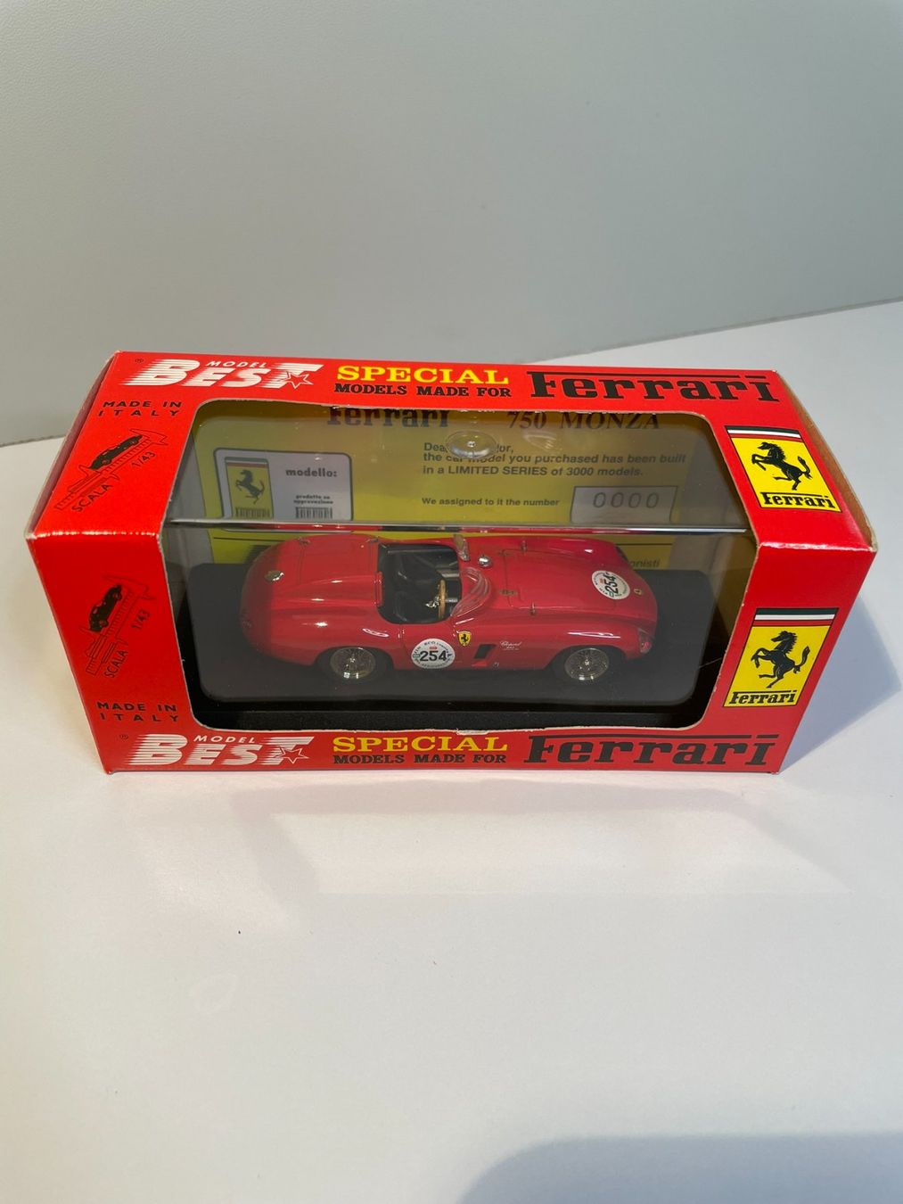 Modellini d'auto: Best Model Ferrari 750 Monza 1:43 – Nuovo e nell'imballaggio originale da Bättwil venduto da Samuel_Wyss 1