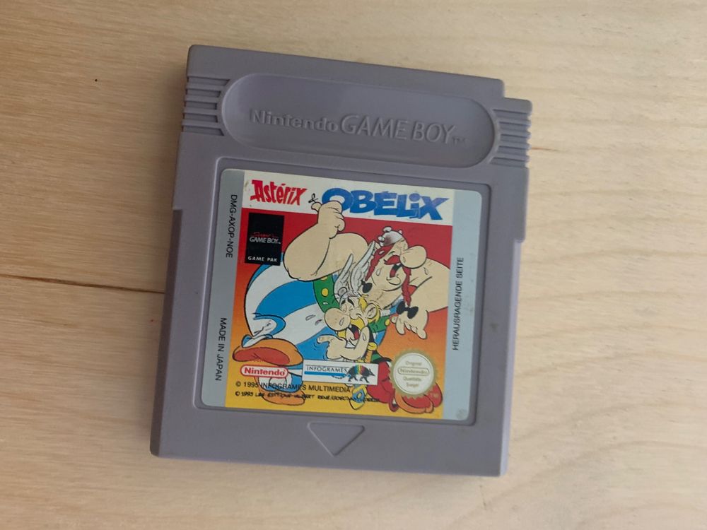 Manuel D'instructions Astérix GB Gameboy - Notice Originale D'occasion