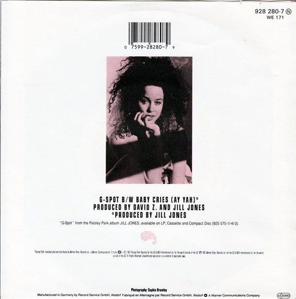 Dischi in vinile: Jones Jill: G-Spot 7" – Usato da Steinhausen venduto da Vilivinili 1
