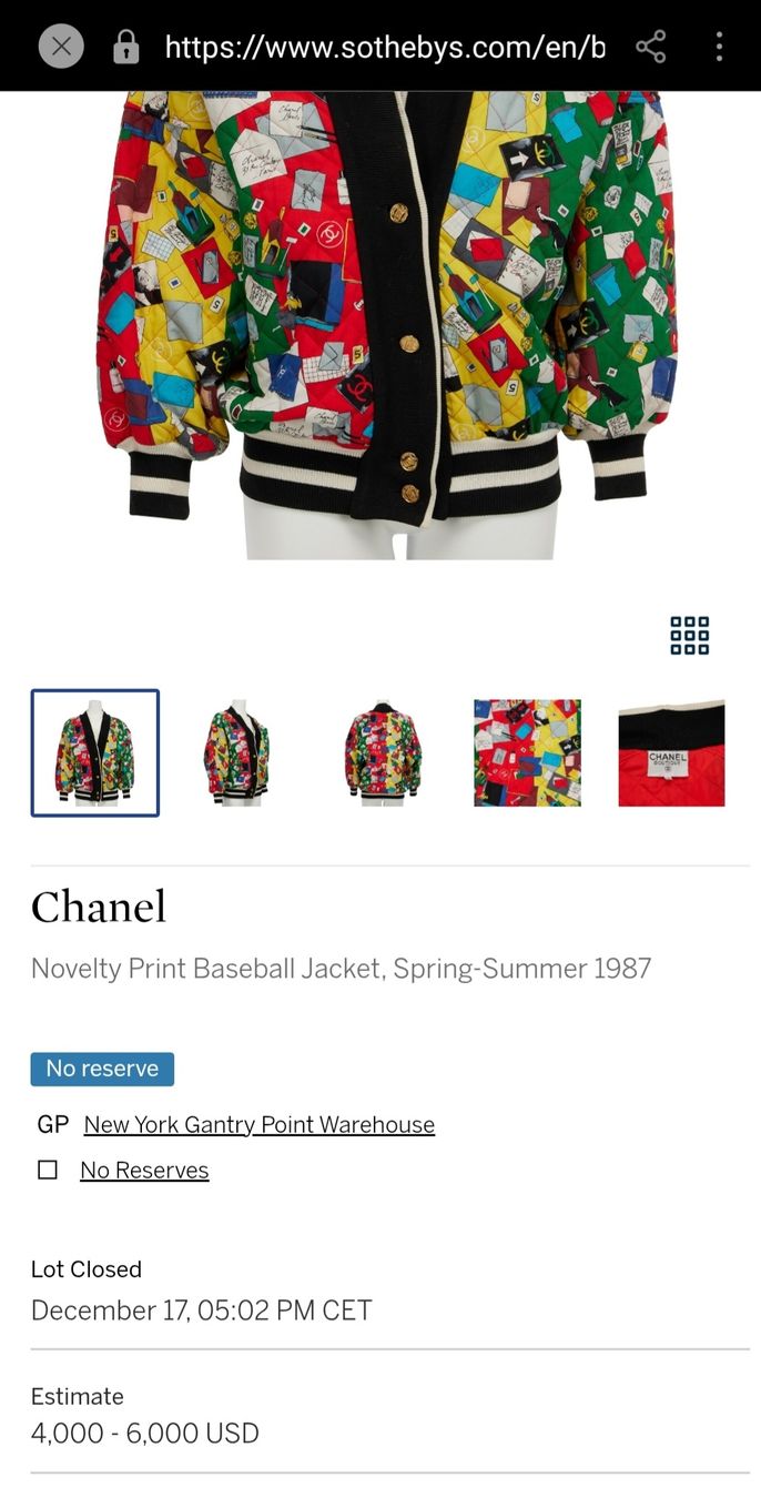 Chanel Giacche: Collector blouson de baseball Chanel 1987 – Usato da Chêne-Bourg venduto da chsandra34 8