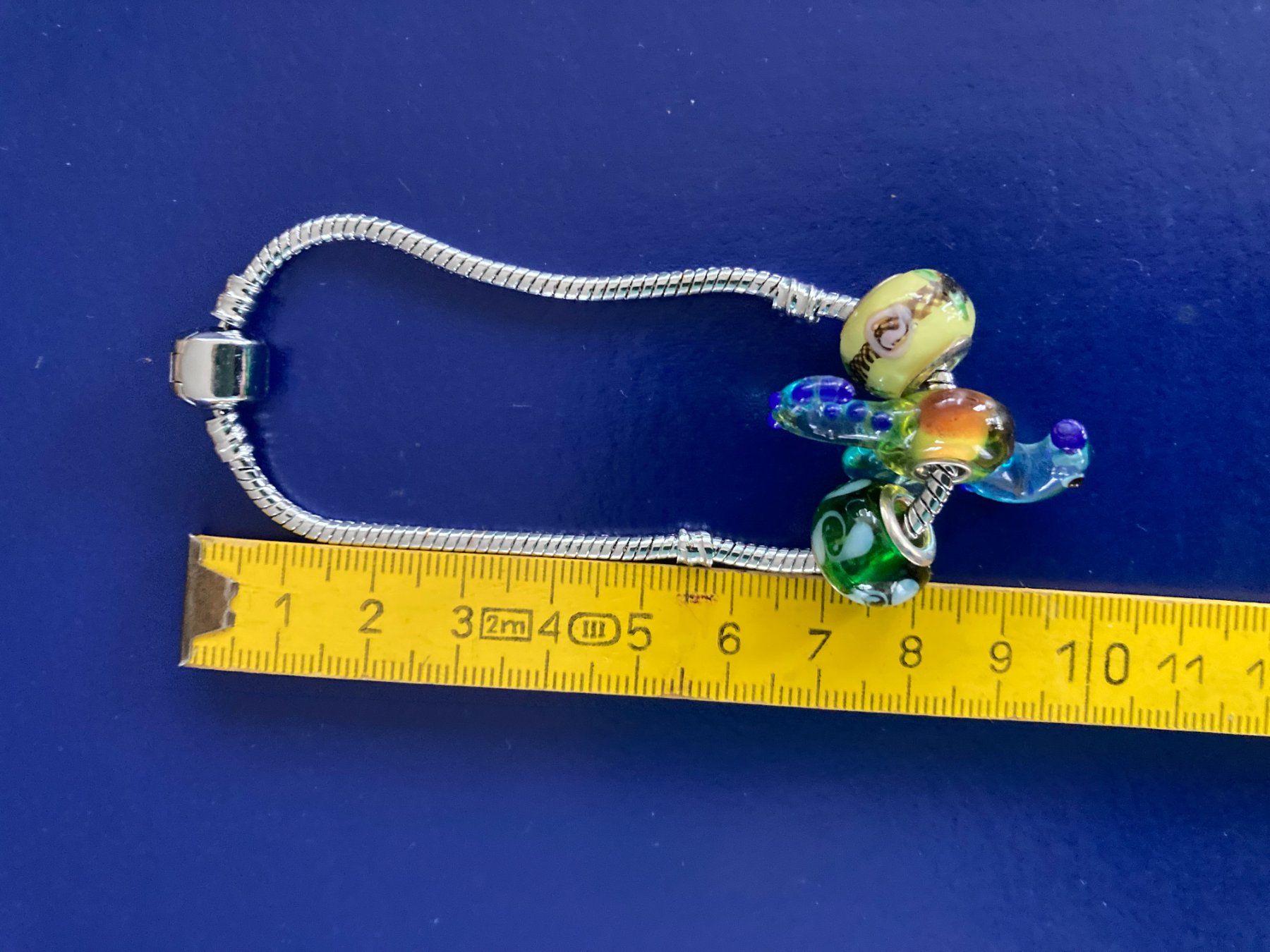 Armbänder & -reifen: Modeschmuck  Arm-Kette Bracelet mit 3 Beads – Neu (gemäss Beschreibung) aus Subingen von ArtBead 3