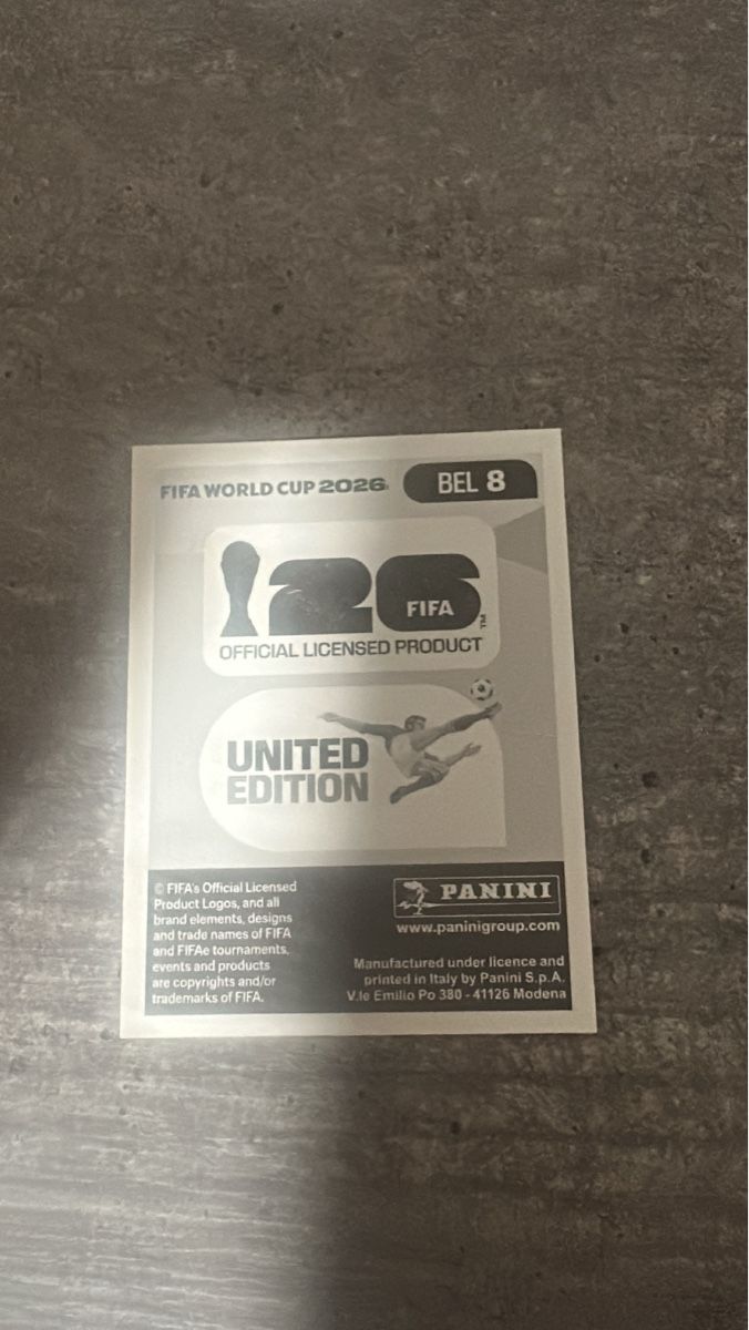 Panini Carte collezionabili: BEL 8 , FIFA WORLD CUP 2026 PANINI  – Nuovo (secondo la descrizione) da Frauenfeld venduto da 1PegPeg1 1