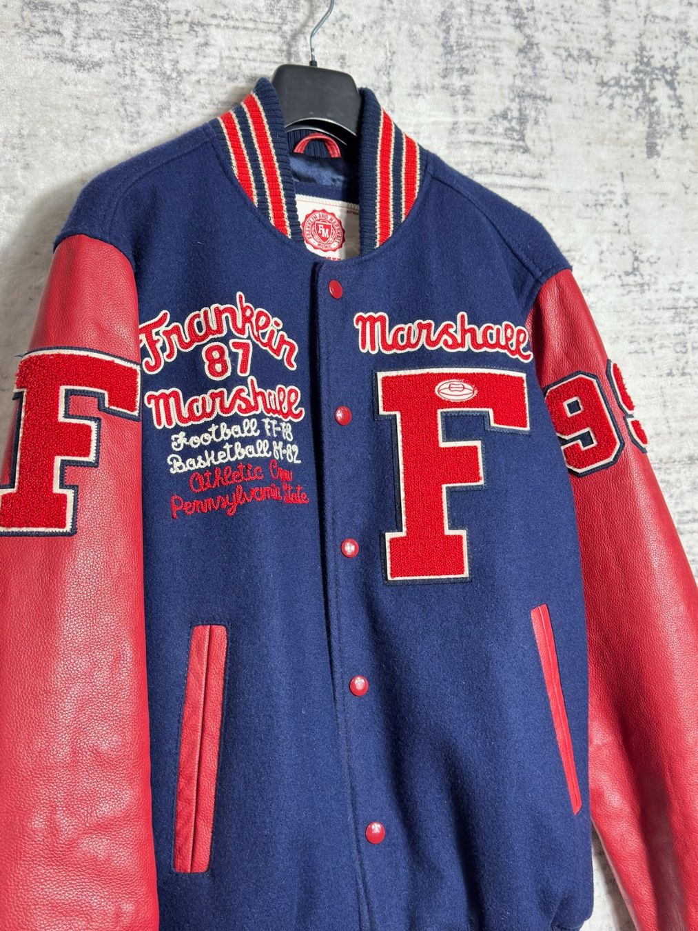 Franklin & Marshall Giacche: FRANKLIN & MARSHALL "COLLEGE" VARSITY JACKET SZ: M – Usato da Cortaillod venduto da Stay_Alive_vintage 2
