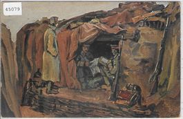 Im Schützengraben - Künstler: E. Vollbehr