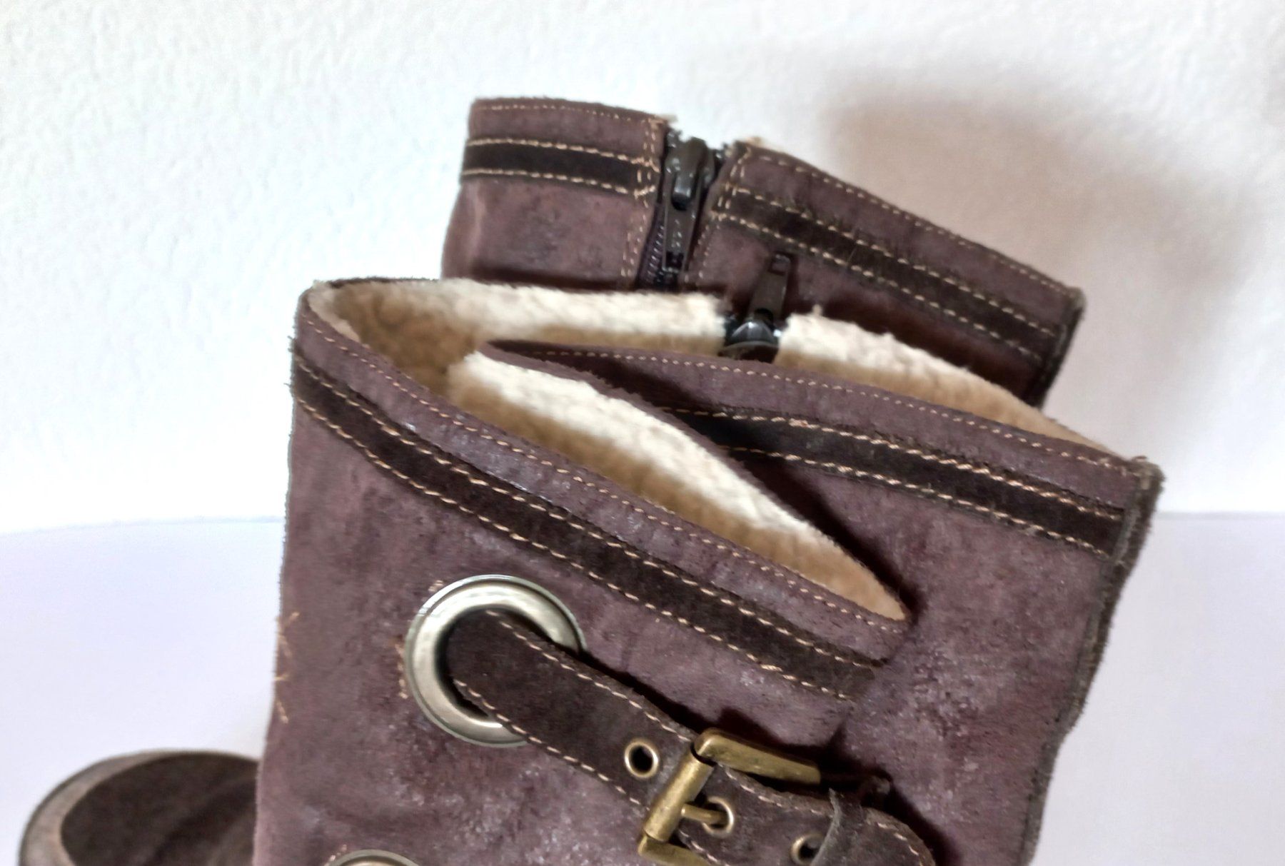 Scarpe da donna: Winterschuhe Leder/Wildleder Gr. 39 – Usato da Bévilard venduto da belkin 8