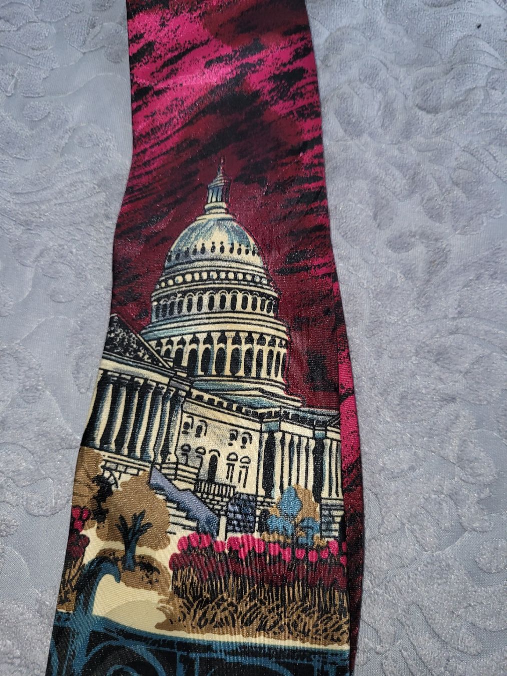Krawatten: Vintage Krawatte: Kapitol Washington D.C. – Neu (gemäss Beschreibung) aus Bassersdorf von kid_fm98 1