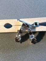 KRISTALL 925 Silb Ohrstecker, 28mm, edel und sehr apart