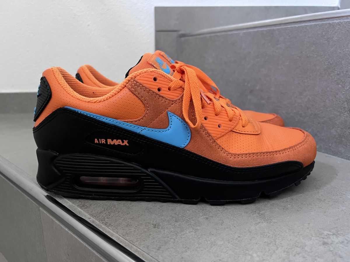 Nike Scarpe da uomo: Nike Air Max 90 (orange, schwarz) – Nuovo (secondo la descrizione) da Guntalingen venduto da Aquila_R 3