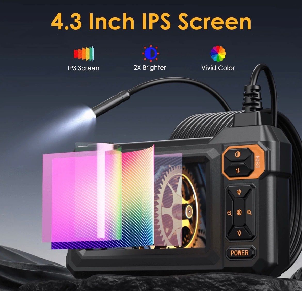 Fotocamera: Endoskop-Kamera mit 4.3" IPS Bildschirm – Nuovo e nell'imballaggio originale da Emmenbrücke venduto da ShopDirect