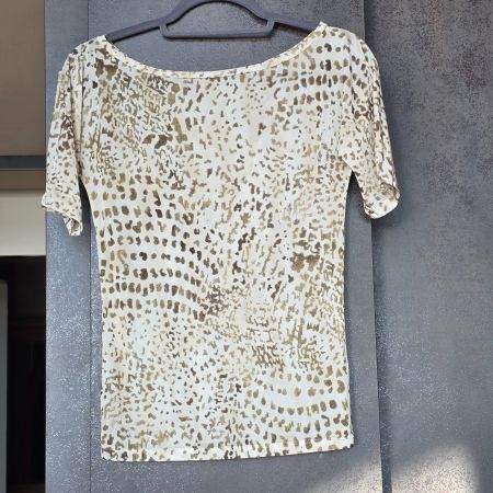 🐸 MAX MARA T-SHIRT TOP S LEOPARDE MUSTER