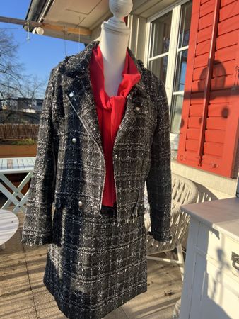 Cooles Ensemble von Lable Twin Set, schwarz/weiss, Gr S