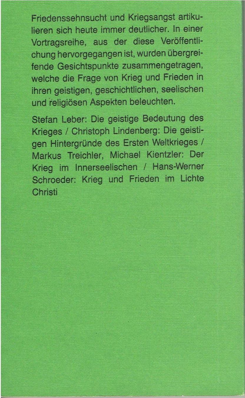 Libri: Die Friedenshoffnung unserer Zeit – Usato da Flims - Dorf venduto da Stagediver 1
