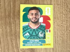 Panini FIFA WM 2026 Sticker Alexis Vega MEX 18