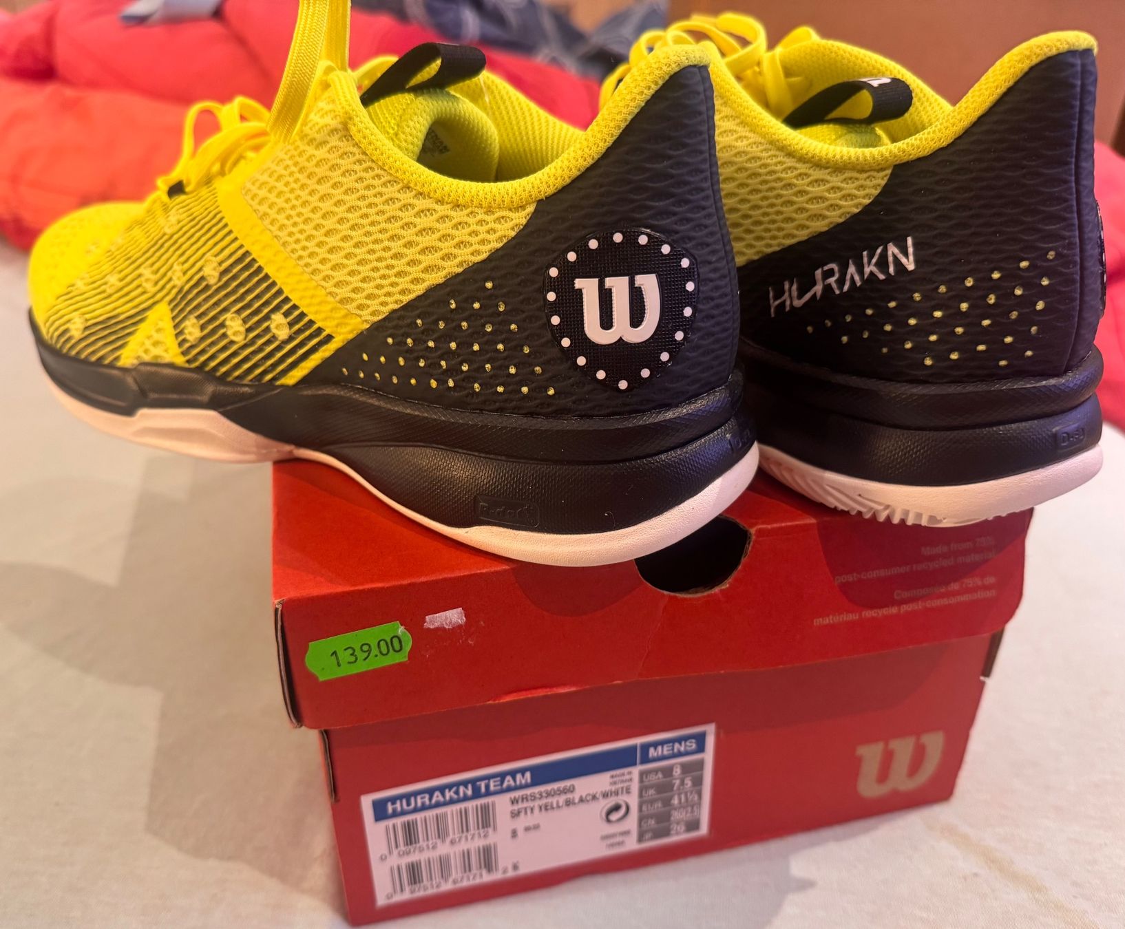 Scarpe da uomo: **** WILSON HURACN TEAM EU 41 1/3 **** – Nuovo e nell'imballaggio originale da Giumaglio venduto da soloemi 6