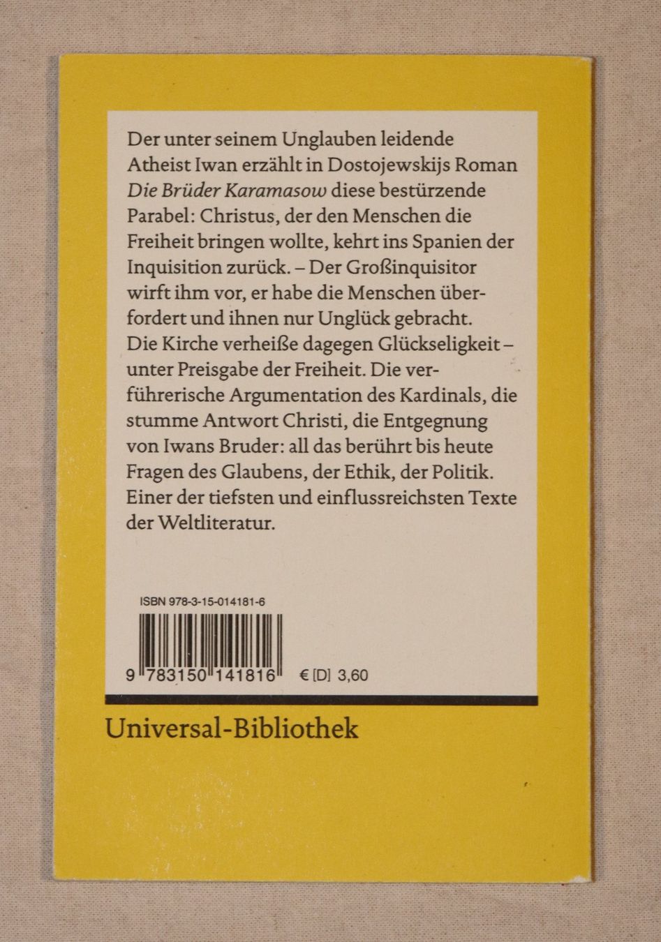 Libri: Der Grossinquisitor – Usato da Basel venduto da cla_z7cp 2