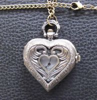 Umhänge-Uhr Necklace Watch, Herz, Heart