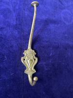 Vintage Kleiderhaken/Garderobenhaken Messing, Antik Look 