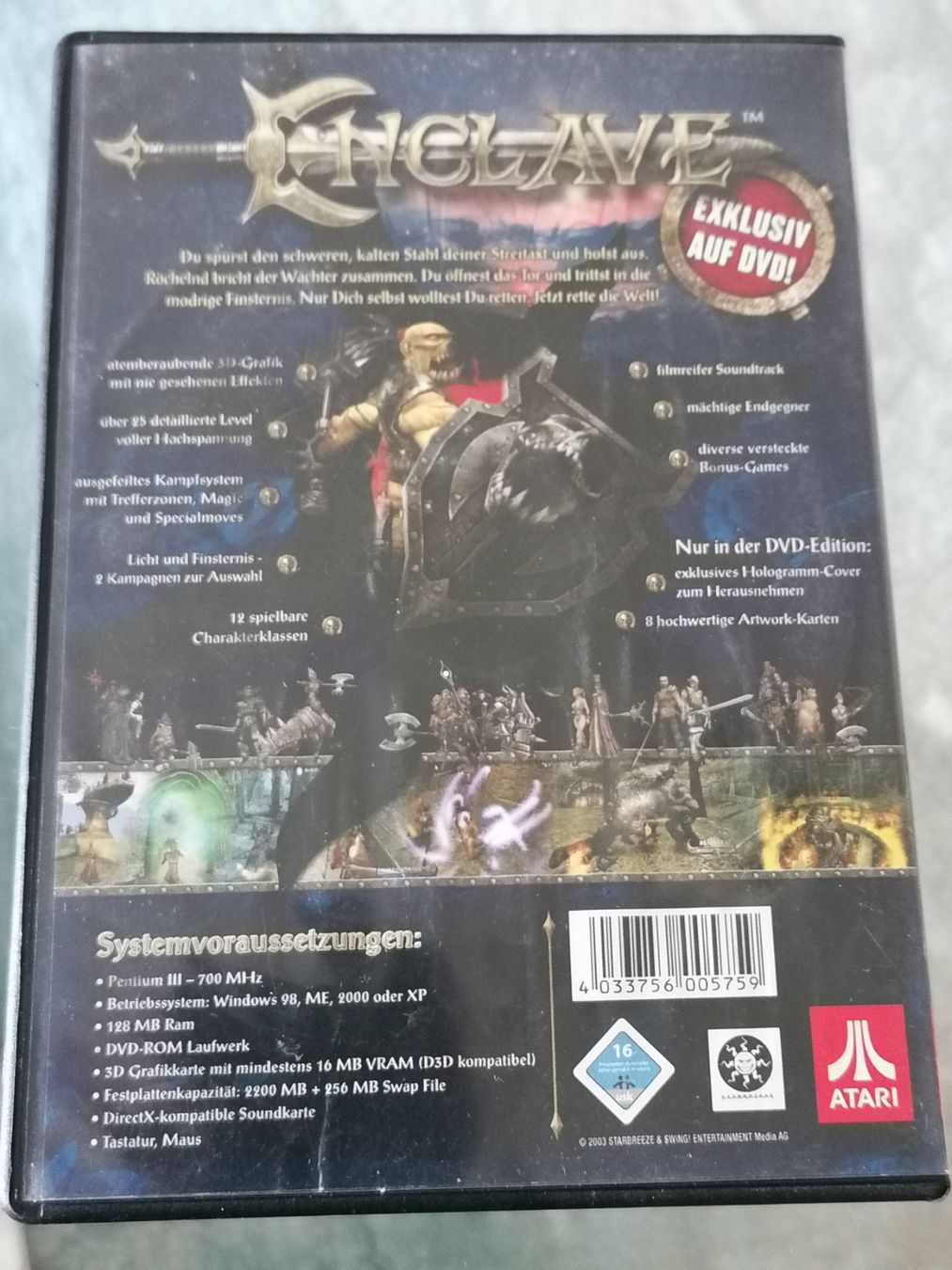 Giochi: PC DVD-Rom Spiel - Enclave - Atari – Usato da Basel venduto da vintagecollector 2