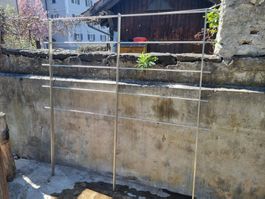 Kletterhilfe/Rankgitter aus Chromstahl, ideal Garten/Balkon