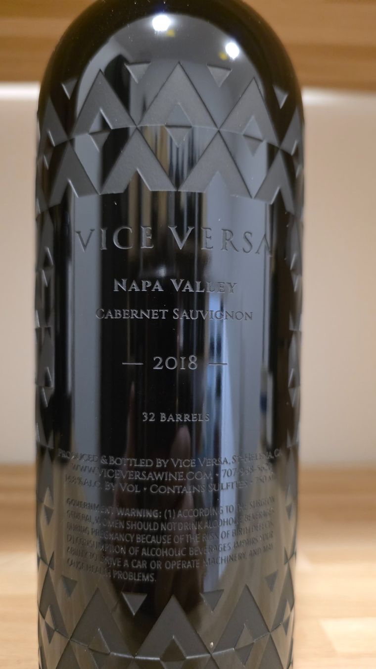 Vino: Vice Versa CAB 2018 - 75cl – Nuovo e nell'imballaggio originale da Steinmaur venduto da Mediascan 2