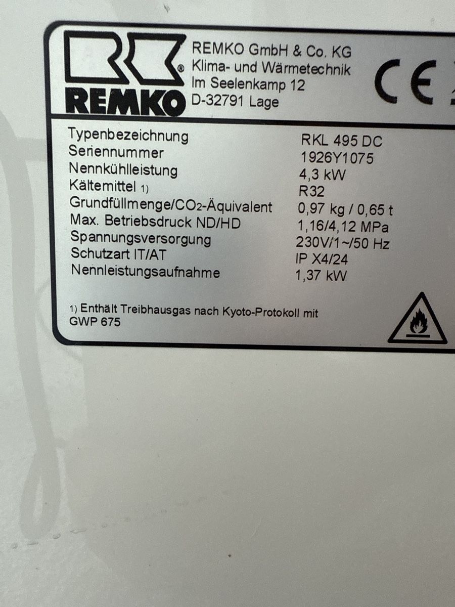 Remko RKL 495 Portable Klima Split (D'occasion) à Menziken pour CHF 900 ...