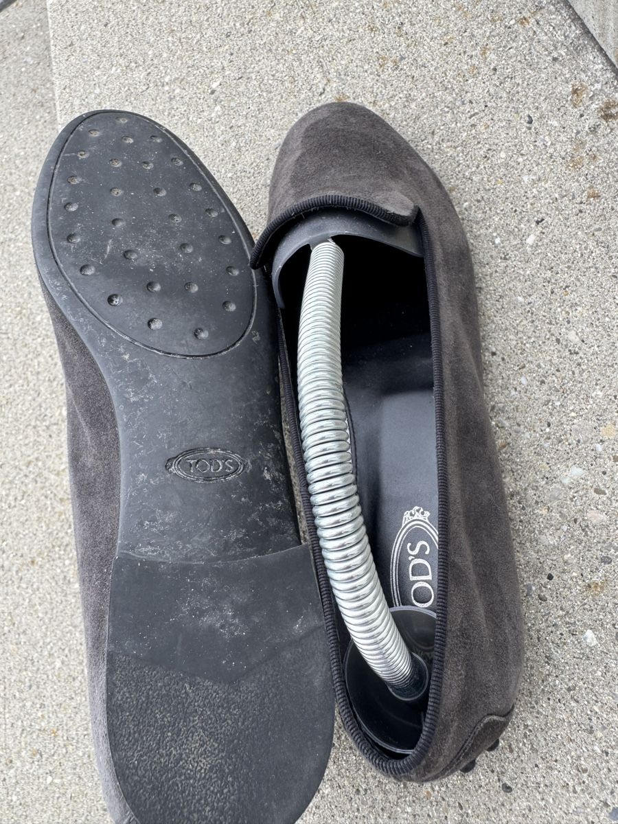 Tod'S Damenschuhe: TOD'S Mokassins Anthrazit Wildleder Nr. 38,5 – Gebraucht aus Oberengstringen von 80sete 5
