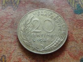 FRANCE  20 Centimes  1985  (P)