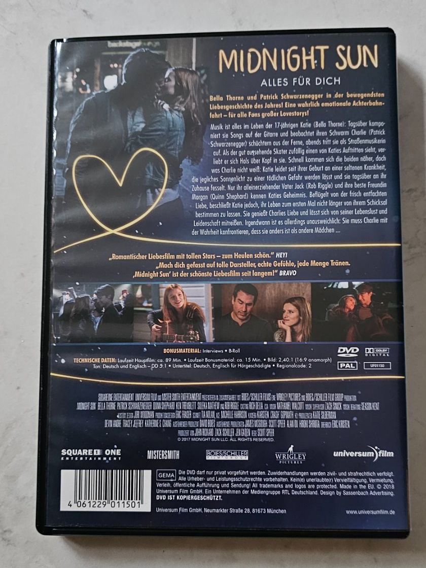 Alle DVDs: MIDNIGHT SUN/ DVD – Gebraucht aus Geuensee von jes_9xyk 1