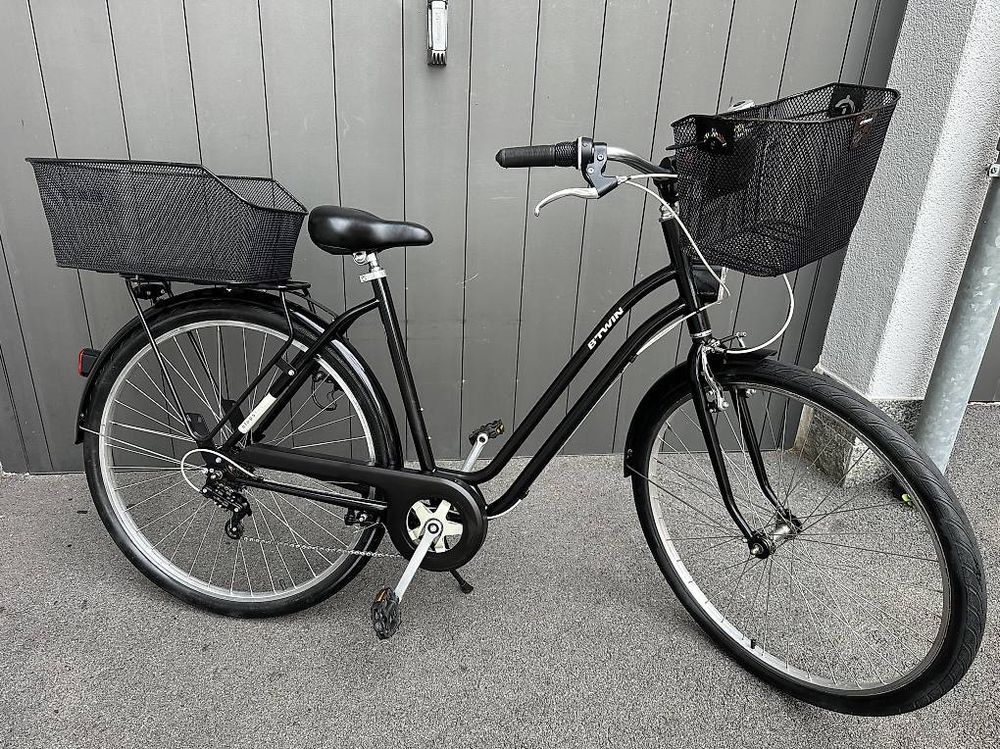 Miledo Citybike Donna 28 Pollici Verde: Bici Vintage Con Cestino E 6 Marce – Eleganza E Praticità