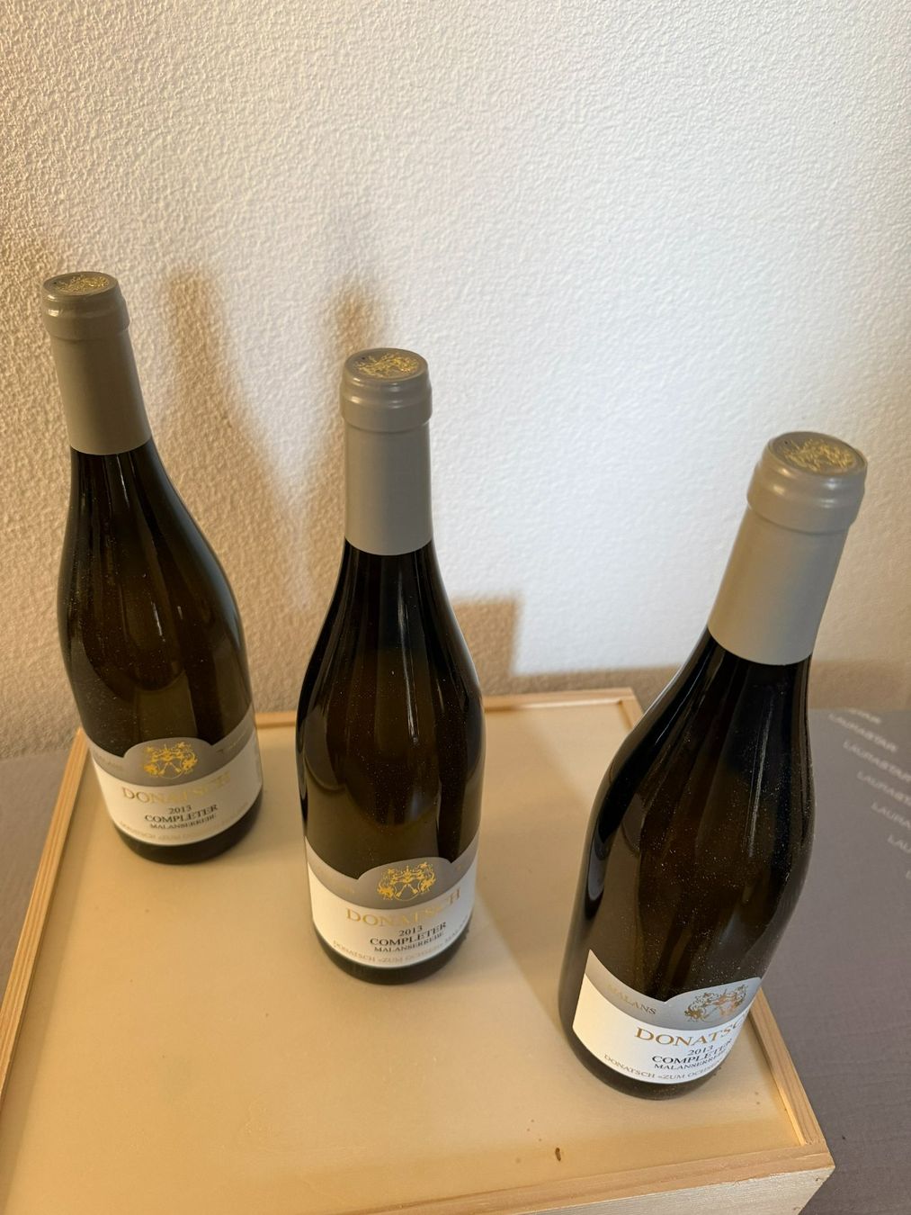 Donatsch Vino: 3 Flaschen Donatsch Completer 2013 – Nuovo (secondo la descrizione) da Bern venduto da Saturn1--0 2