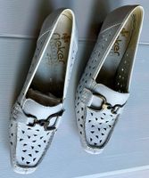 Chaussures Rieker blanches élégantes, pointure 38