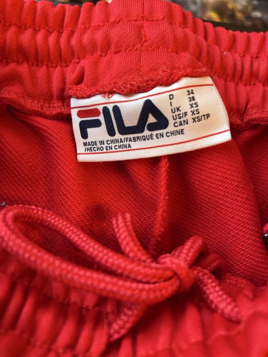 Fila Pantaloni: Fila Trainerhose rot – Usato da Einsiedeln venduto da sandramon 2
