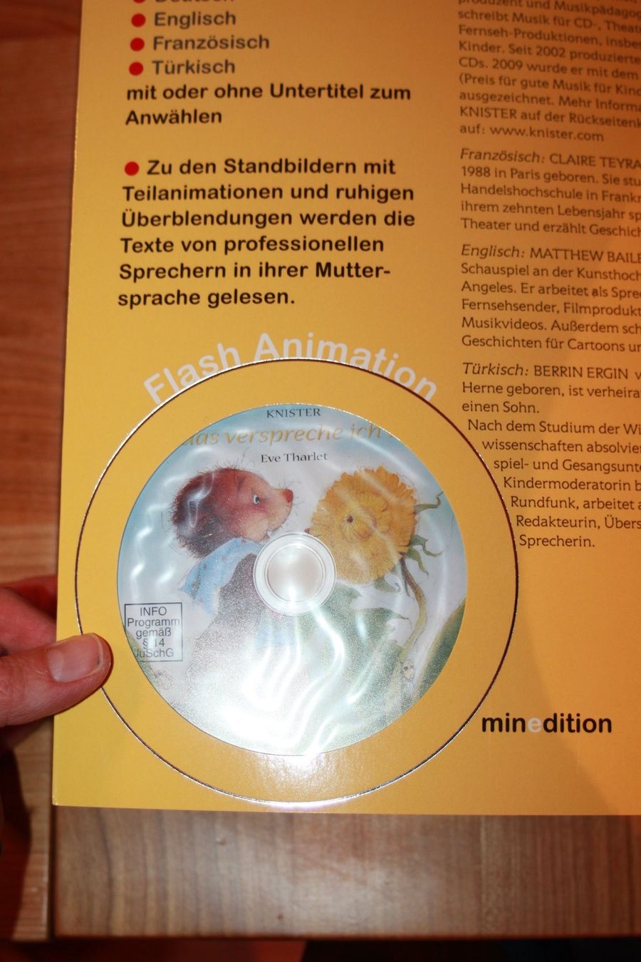 Libri: Bilderbuch: das verspreche ich Dir! mit CD Rom in 4 Sprachen – Nuovo (secondo la descrizione) da Wenslingen venduto da Strick4Alpaca 2