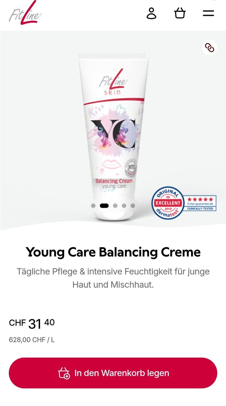Fitline Cura del viso: FitLine Skin - Young Care Set – Nuovo e nell'imballaggio originale da Gerlafingen venduto da SiM_sch 3