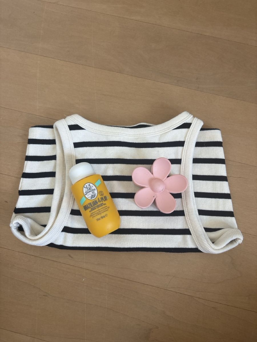 H&M Top: Sommerliches gestreiftes Top bauchfrei – Nuovo (secondo la descrizione) da Gümligen venduto da nat_9rfp 2