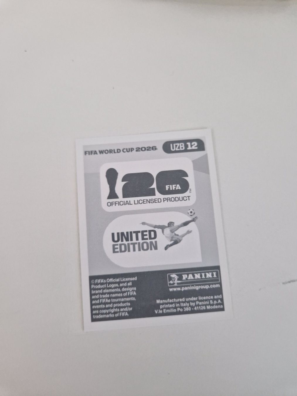 Panini Sammelbilder & Trading cards: Panini Sticker UZB12 – Neu (gemäss Beschreibung) aus Stüsslingen von white_angel86 1