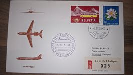 Swissair Zürich - Warschau - Zürich 7/8.04.1965