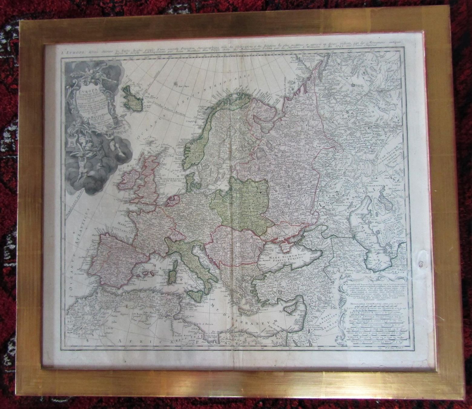 Landkarten & Atlanten: Europa Kupferstichkarte1743 – Gebraucht aus Rafz von booksell