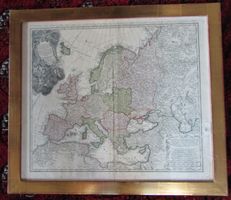 Europa Kupferstichkarte1743