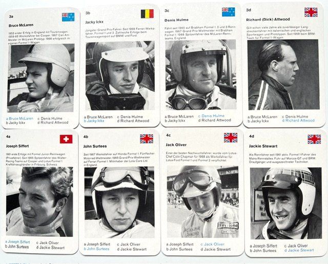 Giochi: Quartett Rennfahrer 0190 Jo Siffert – Usato da Zürich venduto da gigimai67 3