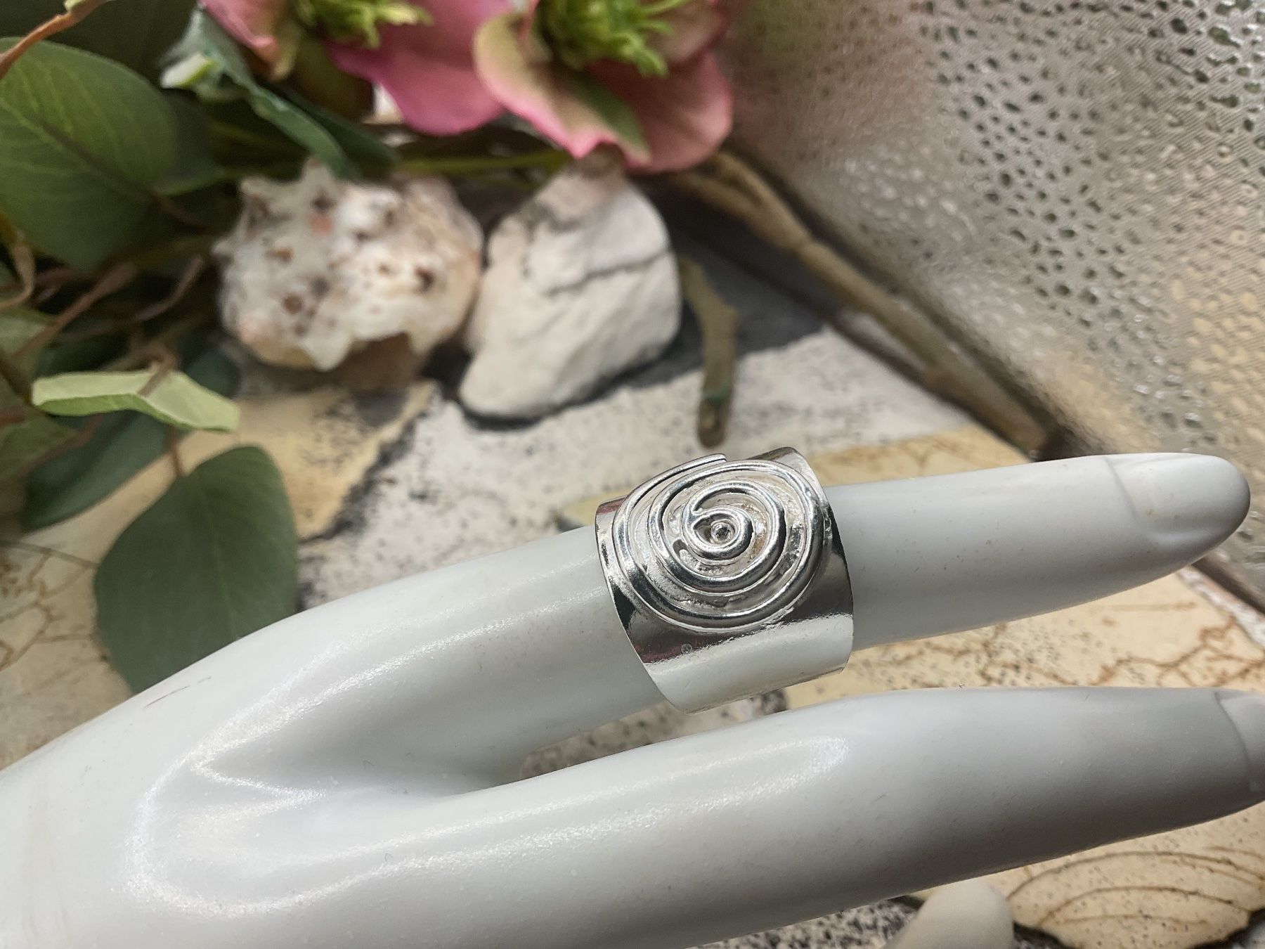 Anelli: Spiralring Sterlingsilber, Gr. 54.5 – Nuovo (secondo la descrizione) da Luzern venduto da S.Kern01 3