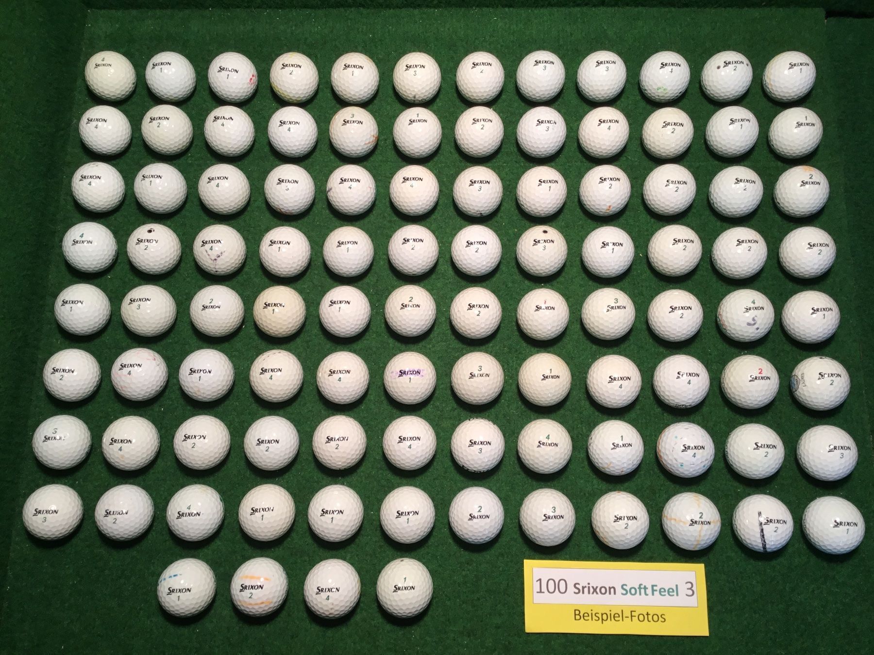 Srixon Palloni: 100 Golfbälle Srixon SoftFeel (mittel) – Usato da Bergdietikon venduto da shimano4 5