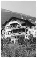 Weggis Veduta con abitazione e giardino (Lucerna)